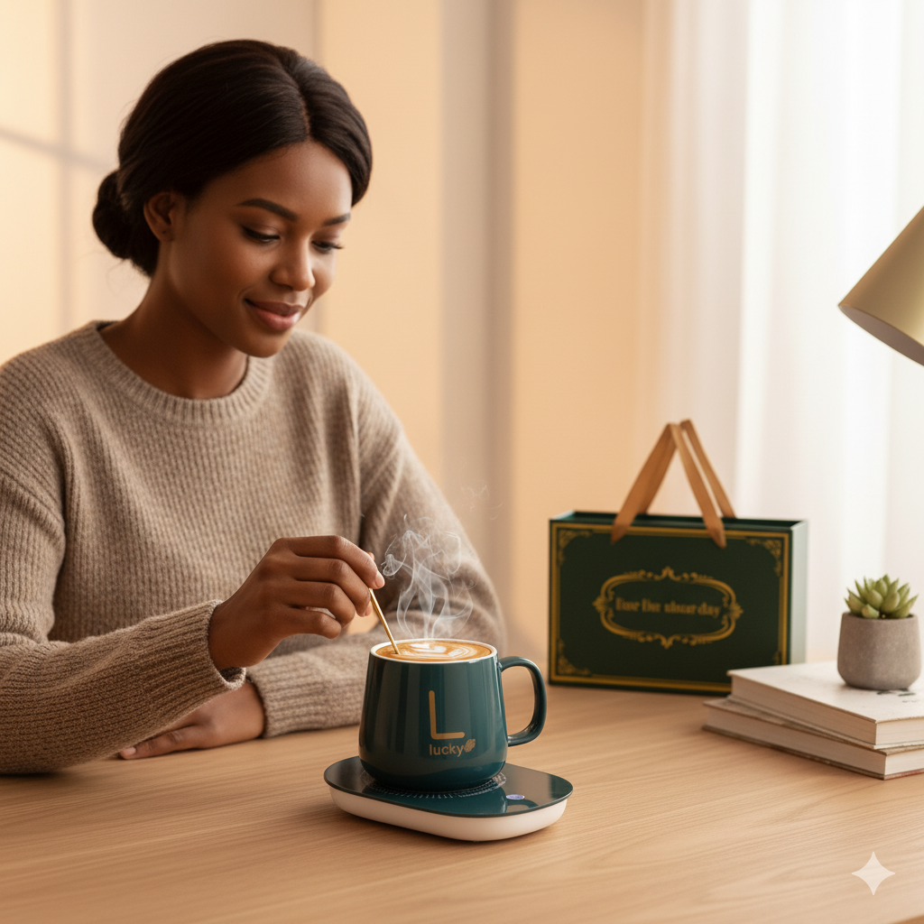 Taza Con Calentador Electrico